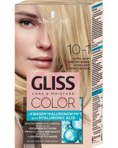 SCHWARZKOPF GLISS COLOR FARBA DO WŁOSÓW ULTRA JASNY PERŁOWY BLOND 10 1