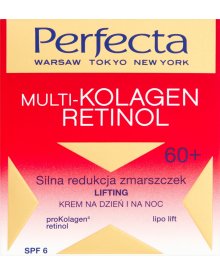 PERFECTA MULTI-KOLAGEN RETINOL 60+ LIFTING KREM NA DZIEŃ I NA NOC 50 ML
