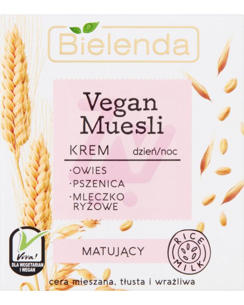 BIELENDA VEGAN MUESLI KREM NA DZIEŃ NOC MATUJĄCY 50 ML