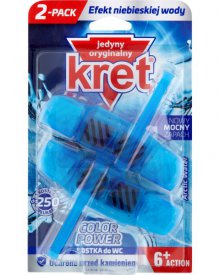 KRET COLOR POWER ARCTIC WATER KOSTKA DO WC 2 X 40 G