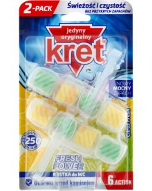 KRET FRESH POWER CITRUS FRESH KOSTKA DO WC 2 X 40 G