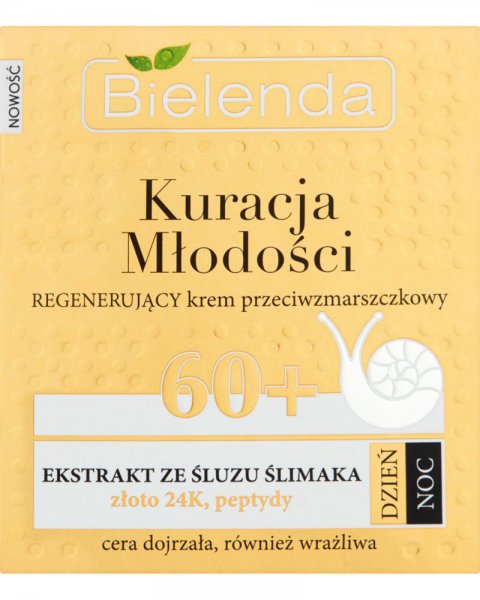 BIELENDA KURACJA MŁODOŚCI 60+ REGENERUJĄCY KREM PRZECIWZMARSZCZKOWY NA DZIEŃ NOC 50 ML