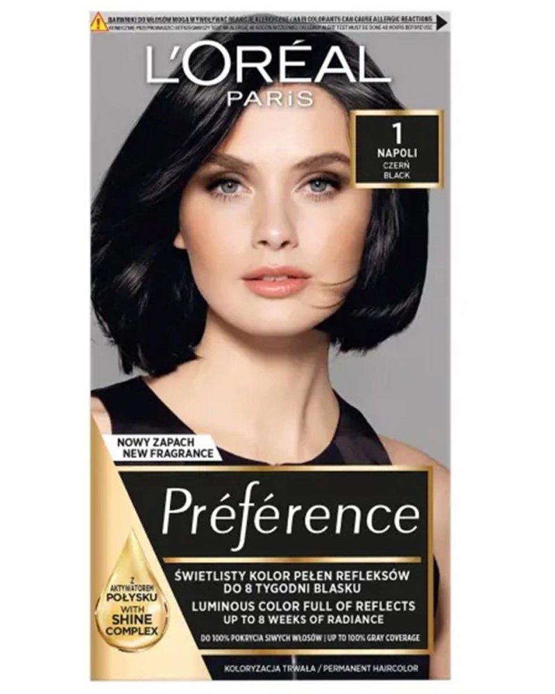 Loreal Preference Farba Do WŁosÓw 1 Napoli CzerŃ Nowezakupypl 3600523825639 7942