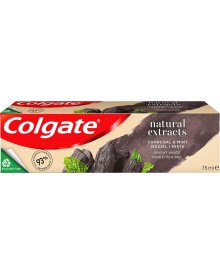COLGATE NATURAL EXTRACTS CHARCOAL + WHITE PASTA DO ZĘBÓW 75 ML
