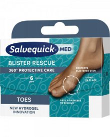 SALVEQUICK MED BLISTER RESCUE PLASTRY NA PALCE 360 PROTECTIVE CARE 1OP.-6SZT.
