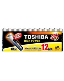 TOSHIBA HIGH POWER BATERIE LR03 AAA 12 SZT.