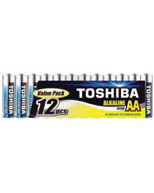 TOSHIBA HIGH POWER BATERIELR03 AA 12 SZT.