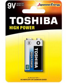 TOSHIBA HIGH POWER BATERIE 6LR 9V 1 SZT.