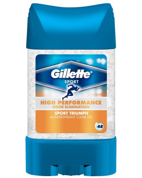 GILLETTE CLEAR GEL SPORT TRIUMPH ANTYPERSPIRANT NAWILŻAJĄCY ŻEL MĘSKI 70ML