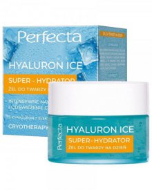 PERFECTA HYALURONIC ICE ŻEL DO TWARZY NA DZIEŃ SUPER - HYDRATOR 50ML