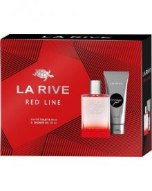 LA RIVE FOR MEN RED LINE ZESTAW PREZENTOWY (WODA TOALETOWA 90ML + ŻEL POD PRYSZNIC 100ML)