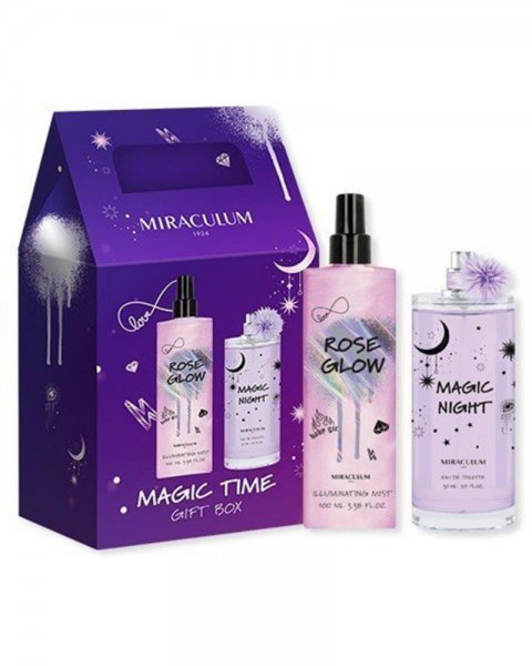 MIRACULUM MAGIC TIME ZESTAW PREZENTOWY (MGIEŁKA ROSE 100ML + WODA MAGIC NIGHT 50ML)