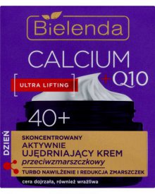 BIELENDA CALCIUM +Q10 40+ AKTYWNIE UJĘDRNIAJĄCY KREM PRZECIWZMARSZCZKOWY DZIEŃ 50 ML