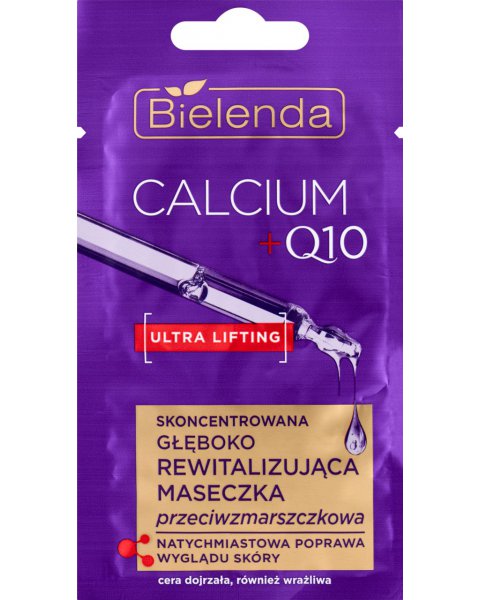 BIELENDA CALCIUM +Q10 GŁĘBOKO REWITALIZUJĄCA MASECZKA PRZECIWZMARSZCZKOWA 8 G