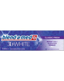 BLEND-A-MED 3D WHITE CLASSIC FRESH PASTA DO ZĘBÓW 75ML