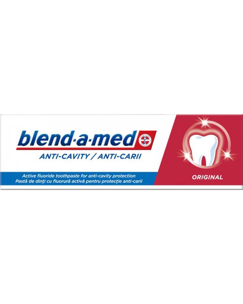 BLEND-A-MED ANTI-CAVITY ORIGINAL PASTA DO ZĘBÓW 75 ML