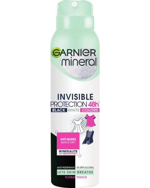 GARNIER MINERAL INVISIBLE FLORAL TOUCH ANTYPERSPIRANT 150 ML