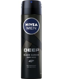 NIVEA MEN DEEP ANTYPERSPIRANT BLACK CARBON 150 ML