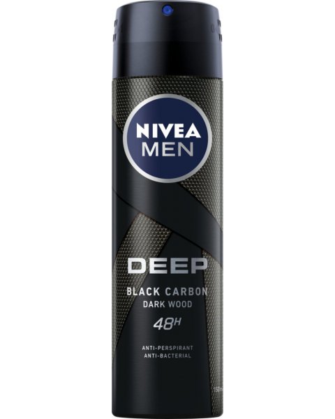 NIVEA MEN DEEP ANTYPERSPIRANT BLACK CARBON 150 ML