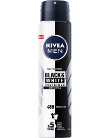 NIVEA MEN BLACK & WHITE INVISIBLE ANTYPERSPIRANT MĘSKI W SPRAY'U 250 ML