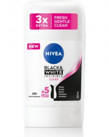 NIVEA BLACK & WHITE CLEAR ANTYPERSPIRANT W SZTYFCIE 50 ML
